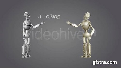 Videohive Robot Animated Characters Pack 3997466