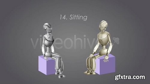 Videohive Robot Animated Characters Pack 3997466