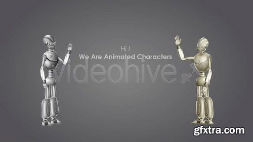 Videohive Robot Animated Characters Pack 3997466