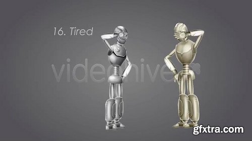 Videohive Robot Animated Characters Pack 3997466