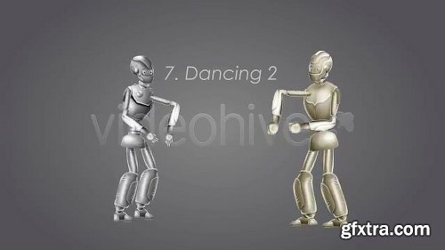 Videohive Robot Animated Characters Pack 3997466