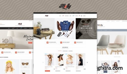 Molly ECommerce PSD Template