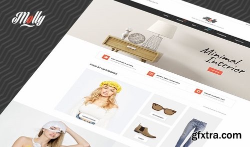 Molly ECommerce PSD Template