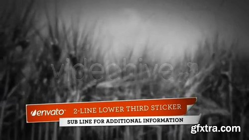 Videohive Lower Third Stickers 153157