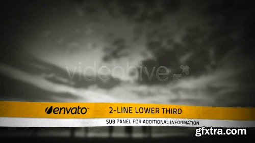 Videohive Lower Third Ribbon Banners 231556