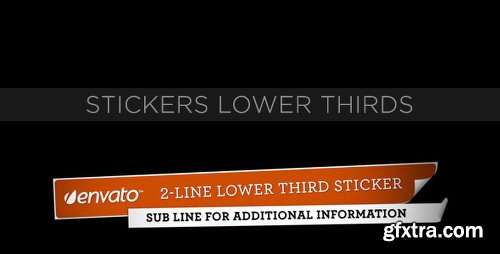 Videohive Lower Third Stickers 153157