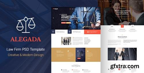 ThemeForest - Alegada v1.0 - Law, Lawyers PSD - 22543037