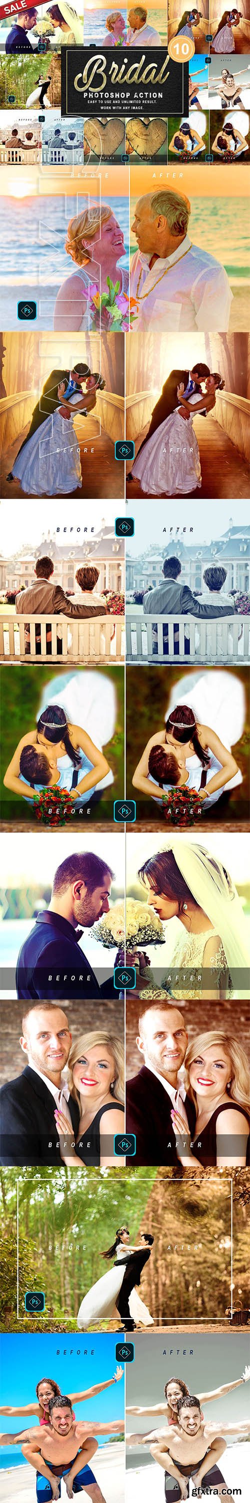 CreativeMarket - Wedding Photoshop Action 2919322