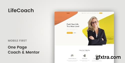 ThemeForest - LifeCoach v1.0 - Coach Speaker Mentor Template - 22168347