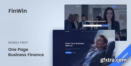 ThemeForest - FinWin - One Page Business Finance Template (Update: 20 July 18) - 22111858