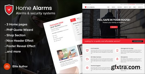 ThemeForest - HomeAlarms v1.2 - Alarms and Security Systems Site Template - 21375210