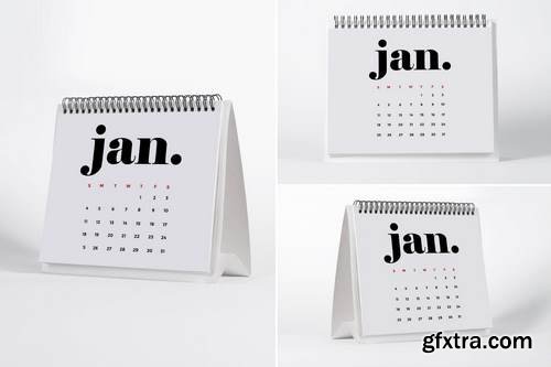 Desktop Calendar Mock Up