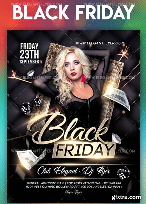 Black Friday V17 2018 Flyer PSD Template