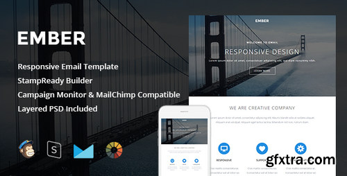 ThemeForest - Ember - Responsive Email + StampReady Builder ( Update: 21 August 18 ) - 11686368