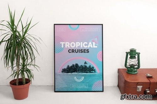 Travel Agency Social Media Pack Flyer and Poster Banner Pack Template