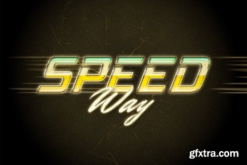 Back to the 80s Retro Text Effects