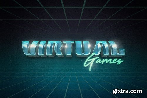 Back to the 80s Retro Text Effects