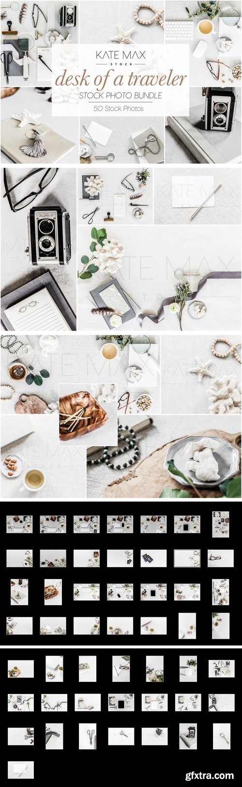 CM - Desk of a Traveler Stock Photo Bundle 2898227