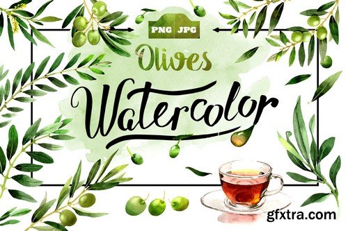 Watercolor Mega Bundle - 20 Sets with over 500 Graphics