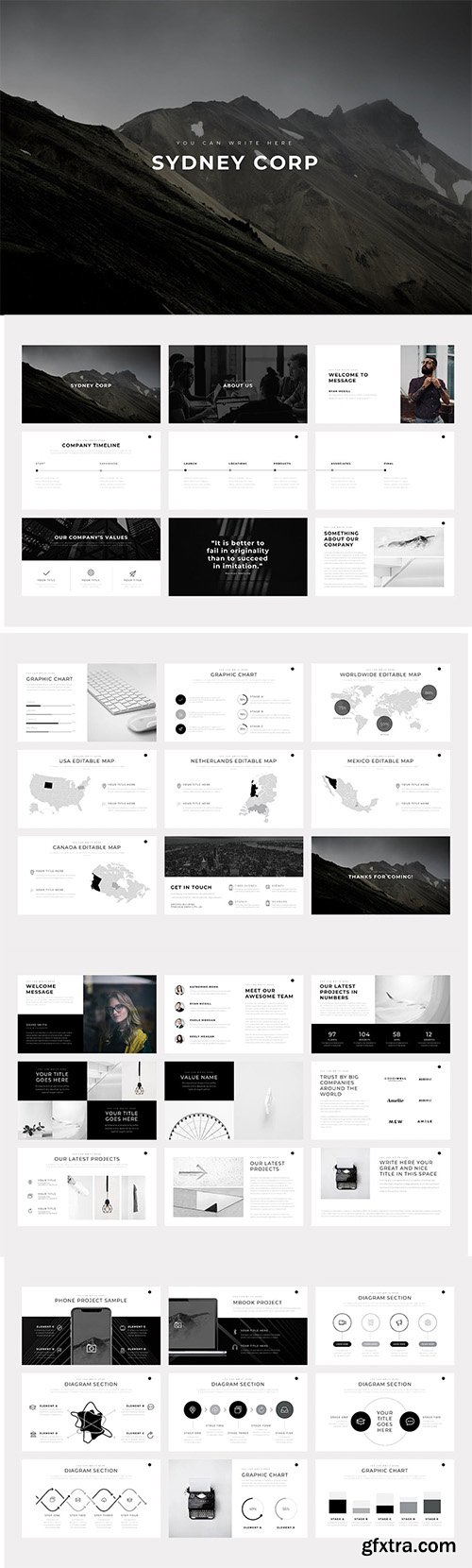 Sydney Minimal PowerPoint Template