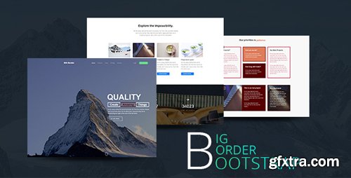 ThemeForest - Creative One Page Parallax Bootstrap Template - BIG Border v1.0 - 17438279