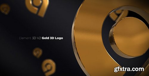 Videohive Gold 3D Logo Opener 20842906