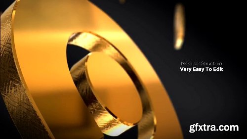 Videohive Gold 3D Logo Opener 20842906