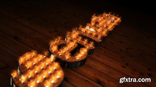 Videohive Light It Up - Light Bulb Text or Logo Reveal 6903686