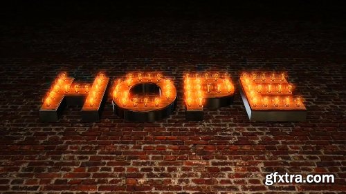 Videohive Light It Up - Light Bulb Text or Logo Reveal 6903686