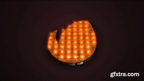 Videohive Light It Up - Light Bulb Text or Logo Reveal 6903686