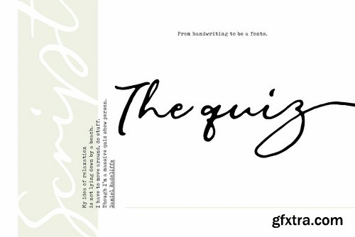 CreativeMarket The Quiz Script 2678062