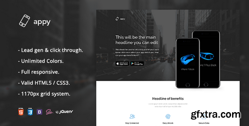 ThemeForest - Appy v1.0 - App Landing Page HTML Template - 20266946