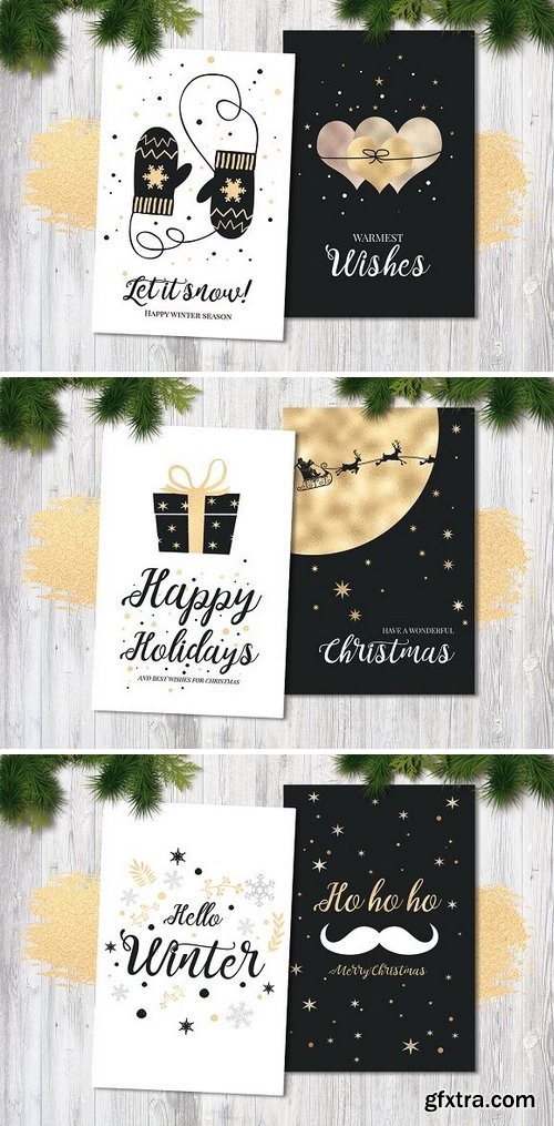 CM - Black & White Christmas Cards 1924516