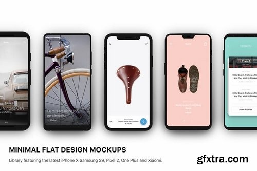 Minimal Flat Design Mockup