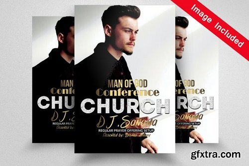 CM - Man Of God Church Flyers 1686376