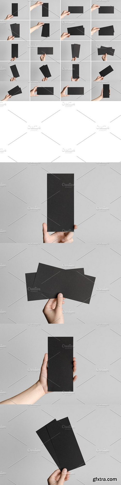 CM - Black DL Flyer Mock-Up Photo Bundle 1635723