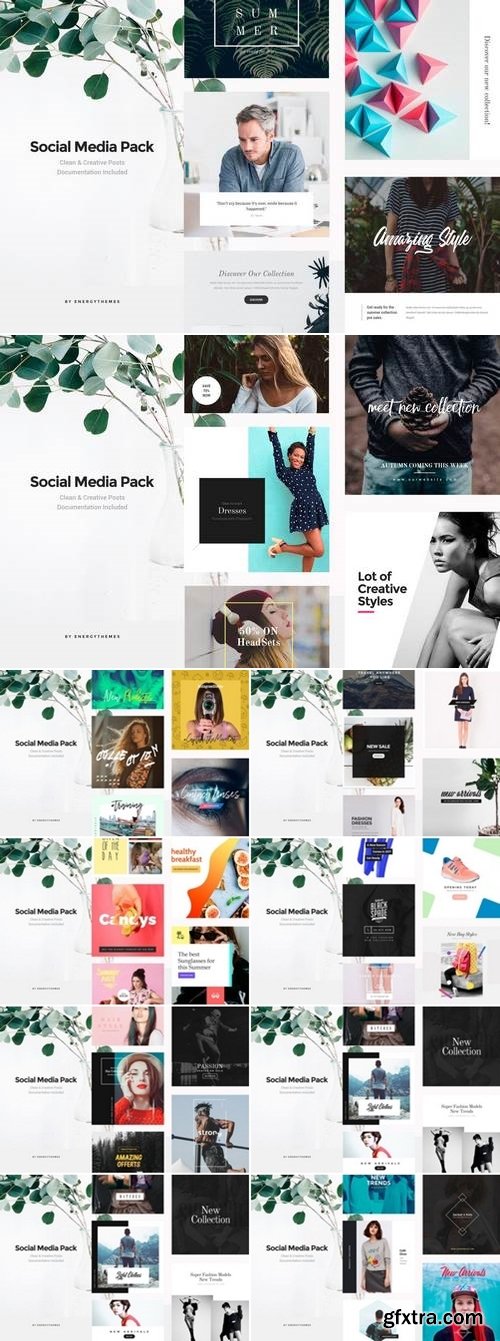 Social Media Banners Bundle - 9 Pack