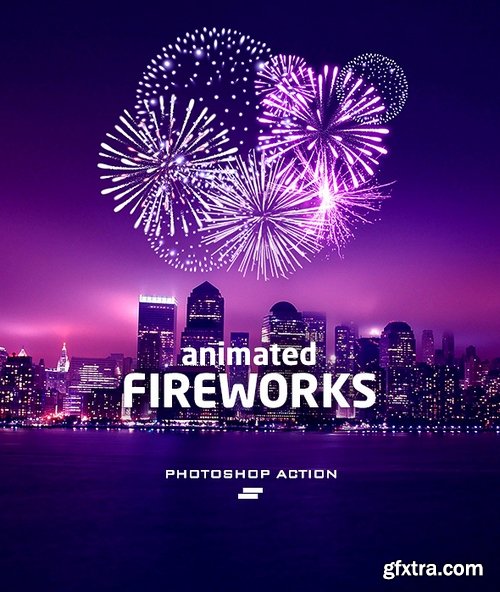 Graphicriver - Gif Animated Fireworks Photoshop Action 20914565