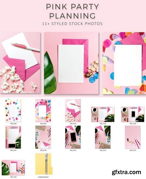 CM - Pink Party Stationary Bundle 2598265