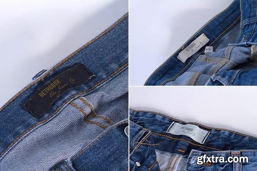 Interior Jeans Label Mock Up