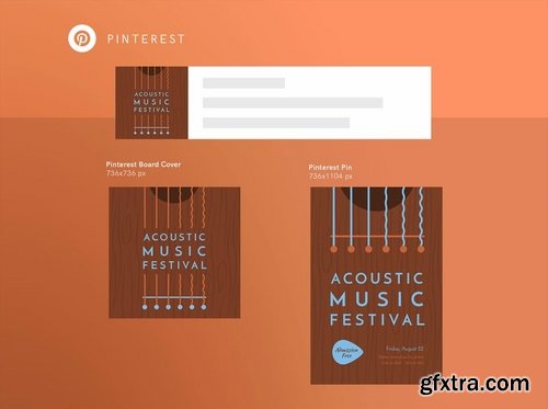 Music Festival Flyer and Poster Banner and Social Media Pack Templates