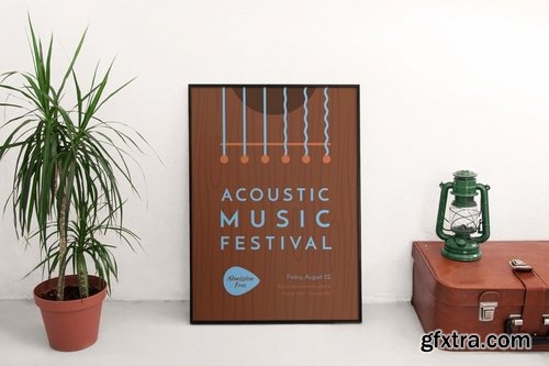 Music Festival Flyer and Poster Banner and Social Media Pack Templates