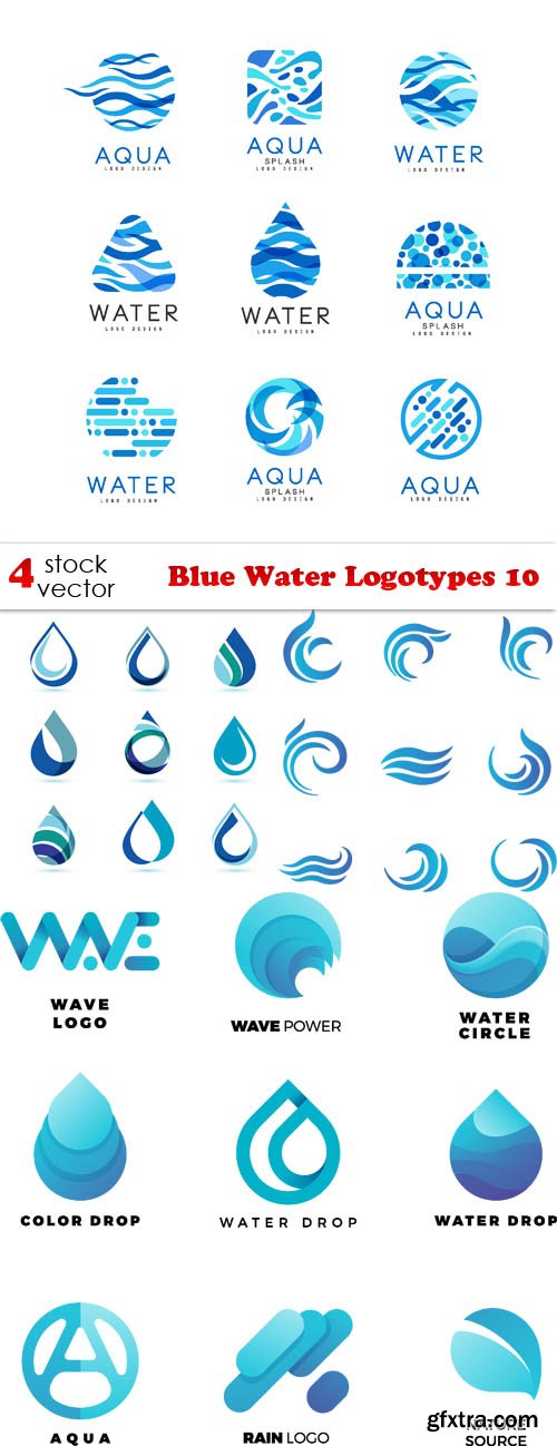 Vectors - Blue Water Logotypes 10