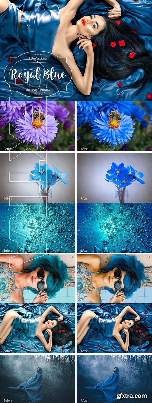 CreativeMarket - Royal Blue Lr Presets 2937227