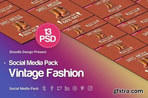 Social Media Pack - Vintage Fashion