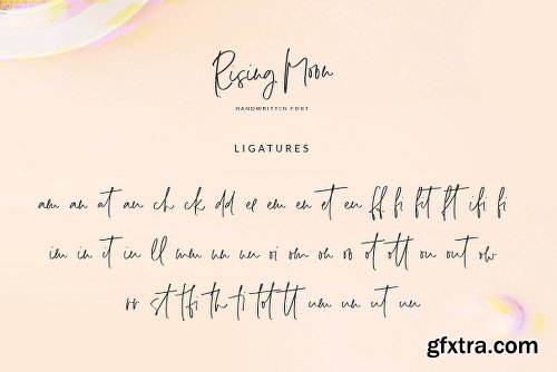 CreativeMarket Rising Moon Handwritten Font 2690794