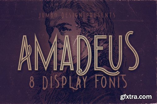 CreativeMarket Amadeus - Display Font 2939823