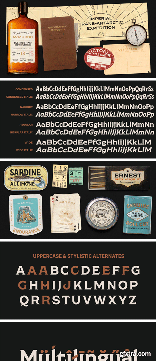 Shackleton Font Family