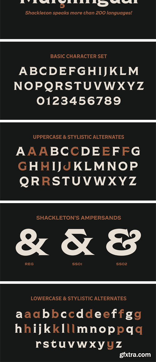 Shackleton Font Family