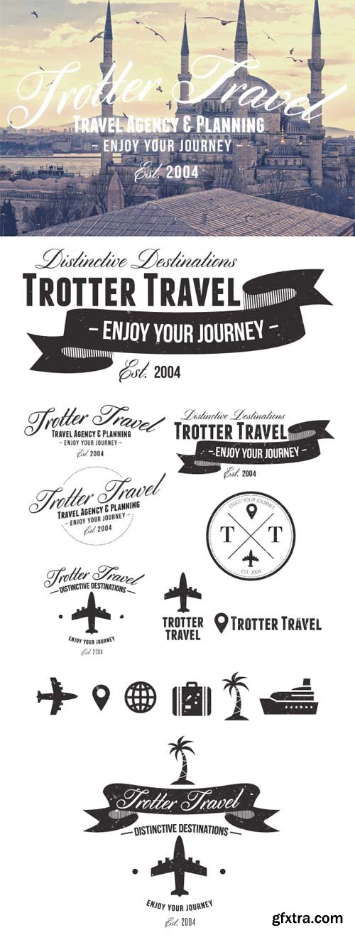 The super premium logo builder - Travel